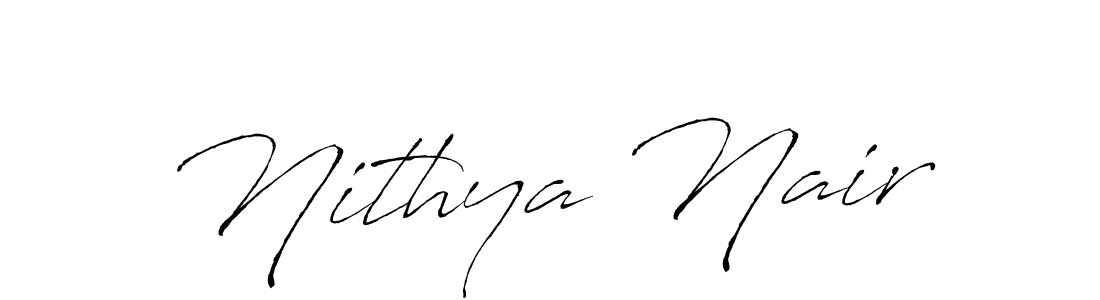 The best way (Antro_Vectra) to make a short signature is to pick only two or three words in your name. The name Nithya Nair include a total of six letters. For converting this name. Nithya Nair signature style 6 images and pictures png