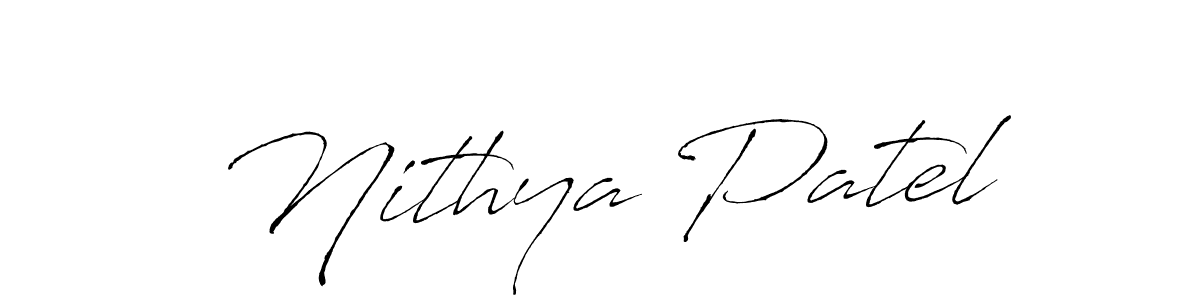 Also we have Nithya Patel name is the best signature style. Create professional handwritten signature collection using Antro_Vectra autograph style. Nithya Patel signature style 6 images and pictures png
