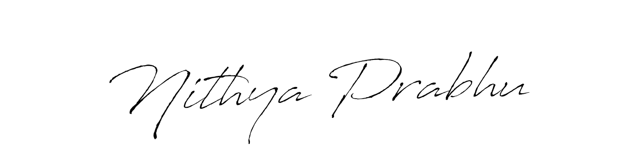 Design your own signature with our free online signature maker. With this signature software, you can create a handwritten (Antro_Vectra) signature for name Nithya Prabhu. Nithya Prabhu signature style 6 images and pictures png