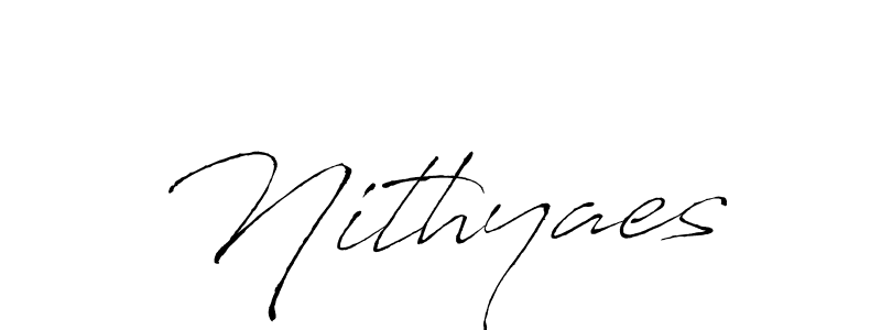 Antro_Vectra is a professional signature style that is perfect for those who want to add a touch of class to their signature. It is also a great choice for those who want to make their signature more unique. Get Nithyaes name to fancy signature for free. Nithyaes signature style 6 images and pictures png