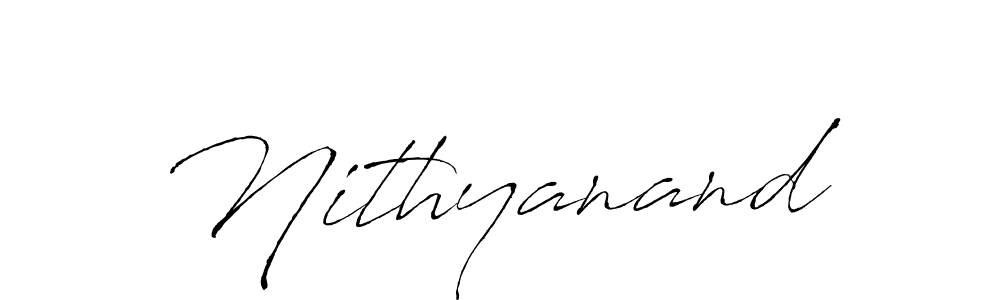 Make a beautiful signature design for name Nithyanand. With this signature (Antro_Vectra) style, you can create a handwritten signature for free. Nithyanand signature style 6 images and pictures png