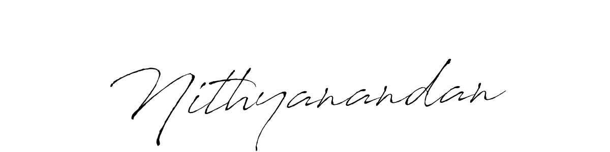 Design your own signature with our free online signature maker. With this signature software, you can create a handwritten (Antro_Vectra) signature for name Nithyanandan. Nithyanandan signature style 6 images and pictures png