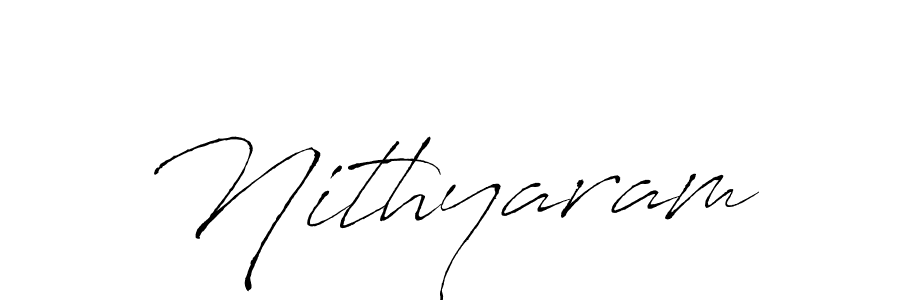 Design your own signature with our free online signature maker. With this signature software, you can create a handwritten (Antro_Vectra) signature for name Nithyaram. Nithyaram signature style 6 images and pictures png