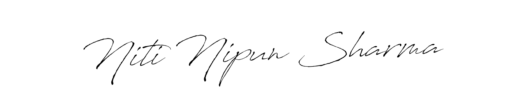 Check out images of Autograph of Niti Nipun Sharma name. Actor Niti Nipun Sharma Signature Style. Antro_Vectra is a professional sign style online. Niti Nipun Sharma signature style 6 images and pictures png