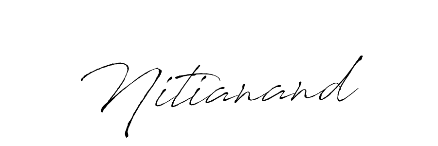 if you are searching for the best signature style for your name Nitianand. so please give up your signature search. here we have designed multiple signature styles  using Antro_Vectra. Nitianand signature style 6 images and pictures png