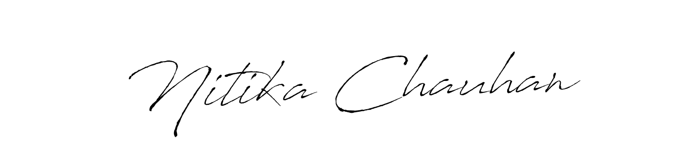 Make a beautiful signature design for name Nitika Chauhan. Use this online signature maker to create a handwritten signature for free. Nitika Chauhan signature style 6 images and pictures png