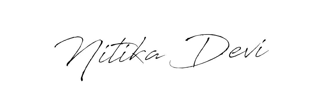 Also You can easily find your signature by using the search form. We will create Nitika Devi name handwritten signature images for you free of cost using Antro_Vectra sign style. Nitika Devi signature style 6 images and pictures png