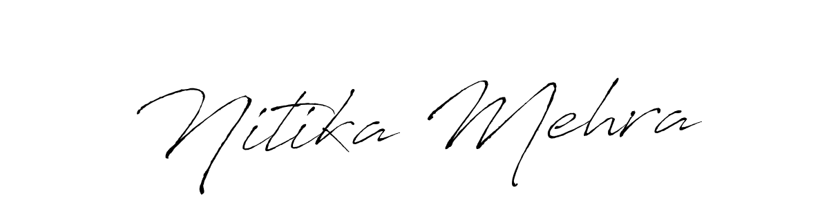 You should practise on your own different ways (Antro_Vectra) to write your name (Nitika Mehra) in signature. don't let someone else do it for you. Nitika Mehra signature style 6 images and pictures png