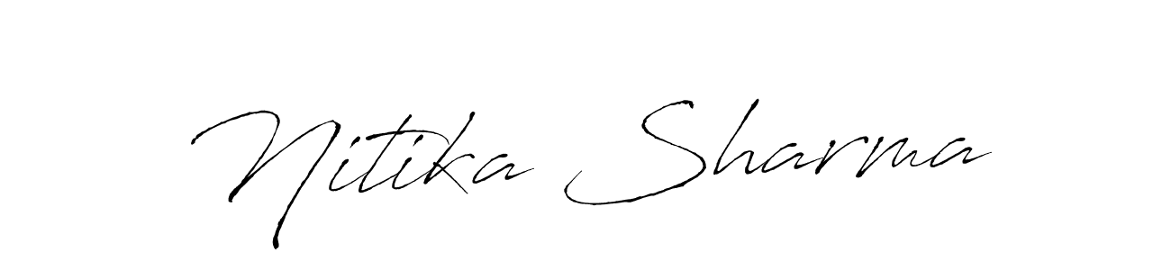 Use a signature maker to create a handwritten signature online. With this signature software, you can design (Antro_Vectra) your own signature for name Nitika Sharma. Nitika Sharma signature style 6 images and pictures png