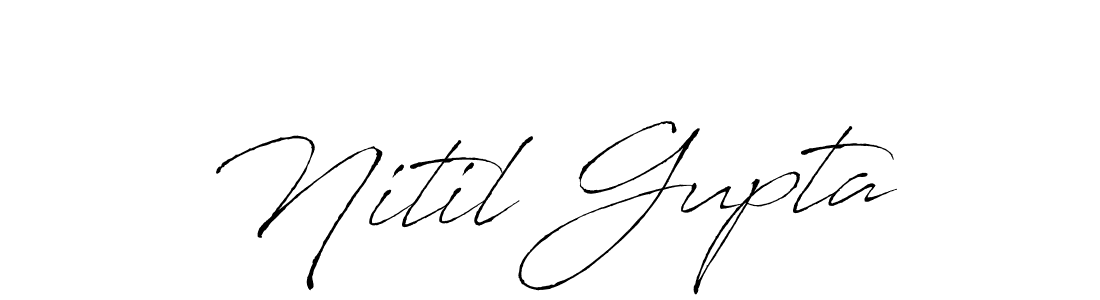 Also we have Nitil Gupta name is the best signature style. Create professional handwritten signature collection using Antro_Vectra autograph style. Nitil Gupta signature style 6 images and pictures png