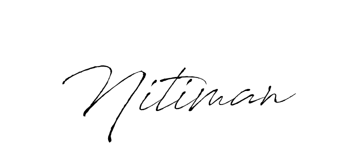 Similarly Antro_Vectra is the best handwritten signature design. Signature creator online .You can use it as an online autograph creator for name Nitiman. Nitiman signature style 6 images and pictures png