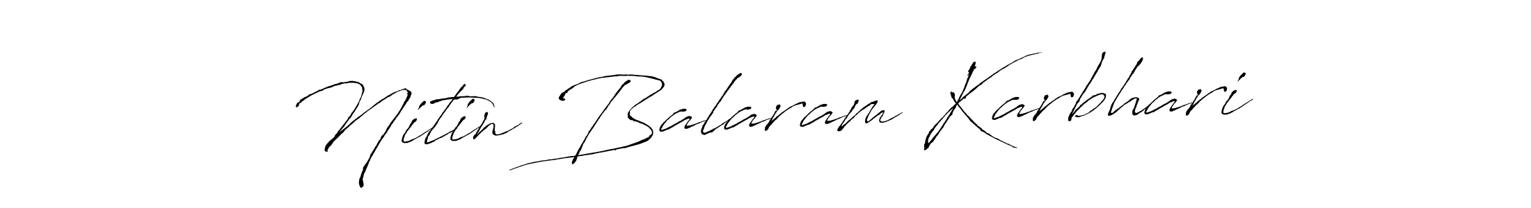 Also You can easily find your signature by using the search form. We will create Nitin Balaram Karbhari name handwritten signature images for you free of cost using Antro_Vectra sign style. Nitin Balaram Karbhari signature style 6 images and pictures png