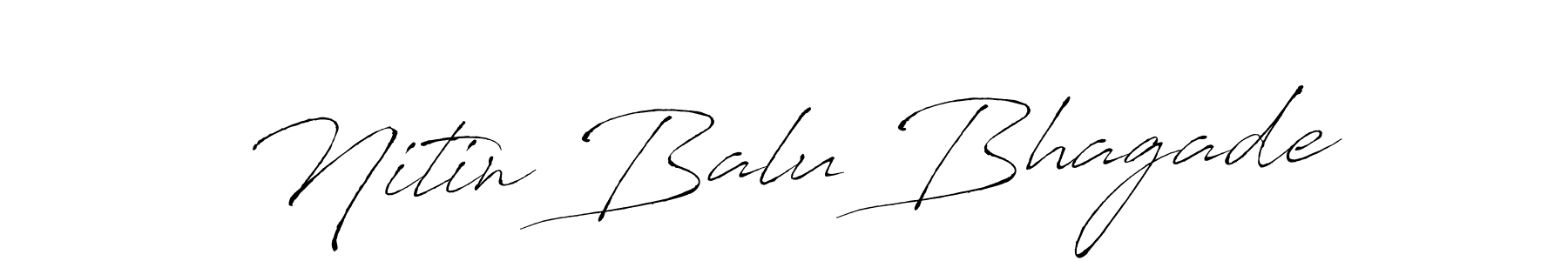 Make a beautiful signature design for name Nitin Balu Bhagade. Use this online signature maker to create a handwritten signature for free. Nitin Balu Bhagade signature style 6 images and pictures png