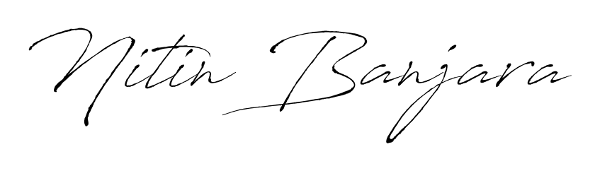 This is the best signature style for the Nitin Banjara name. Also you like these signature font (Antro_Vectra). Mix name signature. Nitin Banjara signature style 6 images and pictures png