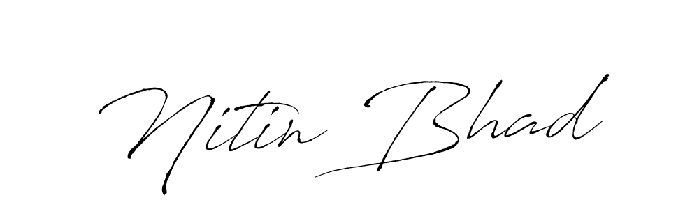 Here are the top 10 professional signature styles for the name Nitin Bhad. These are the best autograph styles you can use for your name. Nitin Bhad signature style 6 images and pictures png