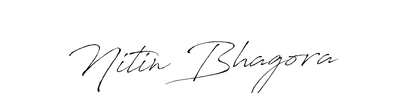 How to make Nitin Bhagora signature? Antro_Vectra is a professional autograph style. Create handwritten signature for Nitin Bhagora name. Nitin Bhagora signature style 6 images and pictures png