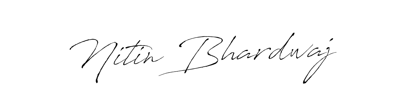 Use a signature maker to create a handwritten signature online. With this signature software, you can design (Antro_Vectra) your own signature for name Nitin Bhardwaj. Nitin Bhardwaj signature style 6 images and pictures png