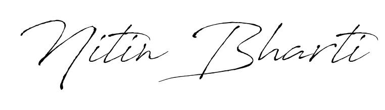 If you are searching for the best signature style for your name Nitin Bharti, here we have designed multiple signature styles using Antro_Vectra. Nitin Bharti signature style 6 images and pictures png