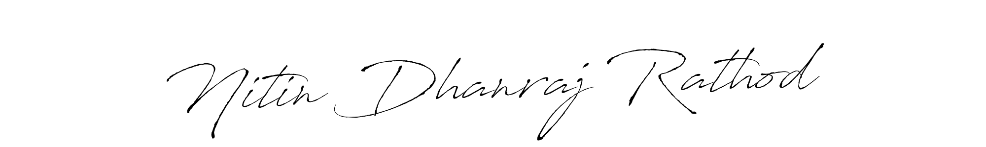 Nitin Dhanraj Rathod stylish signature style. Best Handwritten Sign (Antro_Vectra) for my name. Handwritten Signature Collection Ideas for my name Nitin Dhanraj Rathod. Nitin Dhanraj Rathod signature style 6 images and pictures png