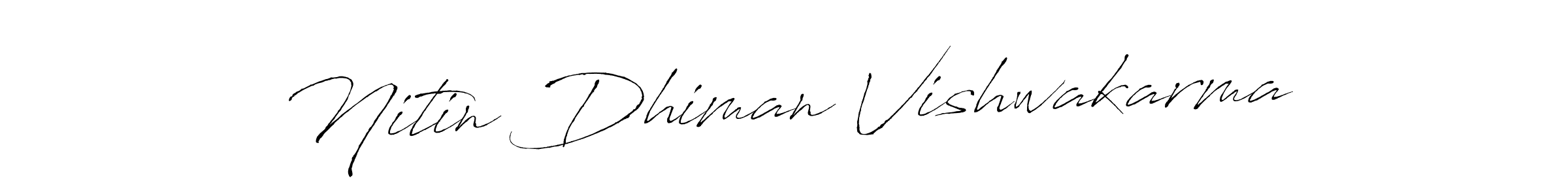 You can use this online signature creator to create a handwritten signature for the name Nitin Dhiman Vishwakarma. This is the best online autograph maker. Nitin Dhiman Vishwakarma signature style 6 images and pictures png
