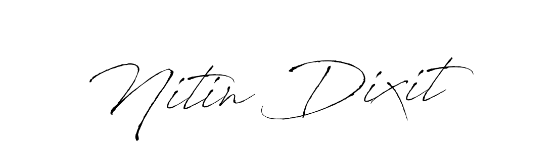 Also You can easily find your signature by using the search form. We will create Nitin Dixit name handwritten signature images for you free of cost using Antro_Vectra sign style. Nitin Dixit signature style 6 images and pictures png