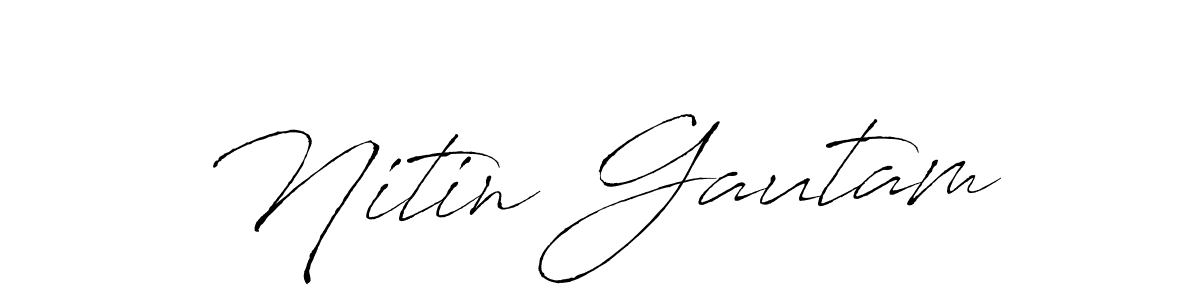if you are searching for the best signature style for your name Nitin Gautam. so please give up your signature search. here we have designed multiple signature styles  using Antro_Vectra. Nitin Gautam signature style 6 images and pictures png