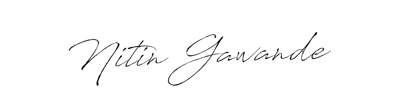 This is the best signature style for the Nitin Gawande name. Also you like these signature font (Antro_Vectra). Mix name signature. Nitin Gawande signature style 6 images and pictures png