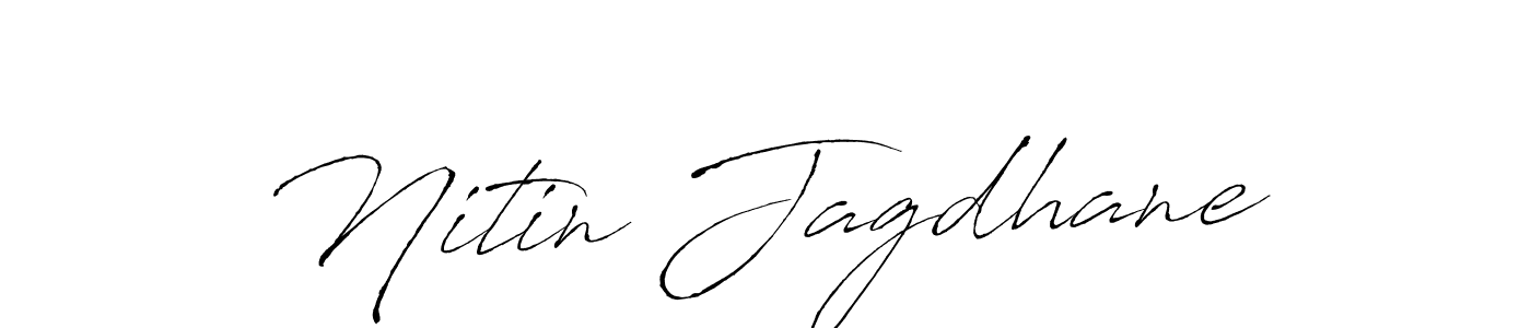 Antro_Vectra is a professional signature style that is perfect for those who want to add a touch of class to their signature. It is also a great choice for those who want to make their signature more unique. Get Nitin Jagdhane name to fancy signature for free. Nitin Jagdhane signature style 6 images and pictures png