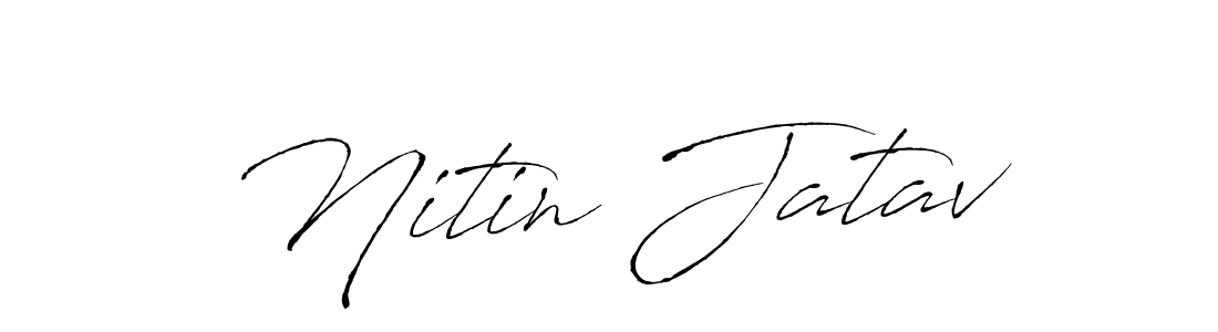How to Draw Nitin Jatav signature style? Antro_Vectra is a latest design signature styles for name Nitin Jatav. Nitin Jatav signature style 6 images and pictures png