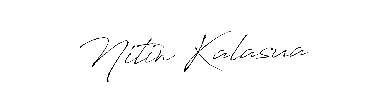 Antro_Vectra is a professional signature style that is perfect for those who want to add a touch of class to their signature. It is also a great choice for those who want to make their signature more unique. Get Nitin Kalasua name to fancy signature for free. Nitin Kalasua signature style 6 images and pictures png