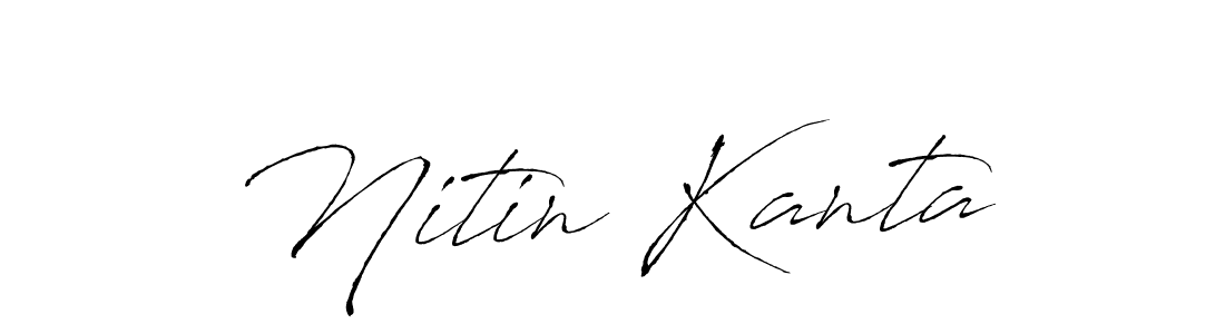 Create a beautiful signature design for name Nitin Kanta. With this signature (Antro_Vectra) fonts, you can make a handwritten signature for free. Nitin Kanta signature style 6 images and pictures png