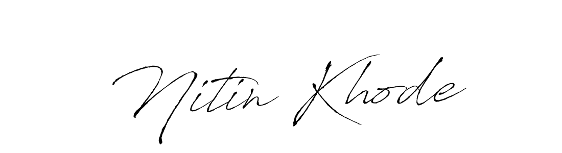 It looks lik you need a new signature style for name Nitin Khode. Design unique handwritten (Antro_Vectra) signature with our free signature maker in just a few clicks. Nitin Khode signature style 6 images and pictures png
