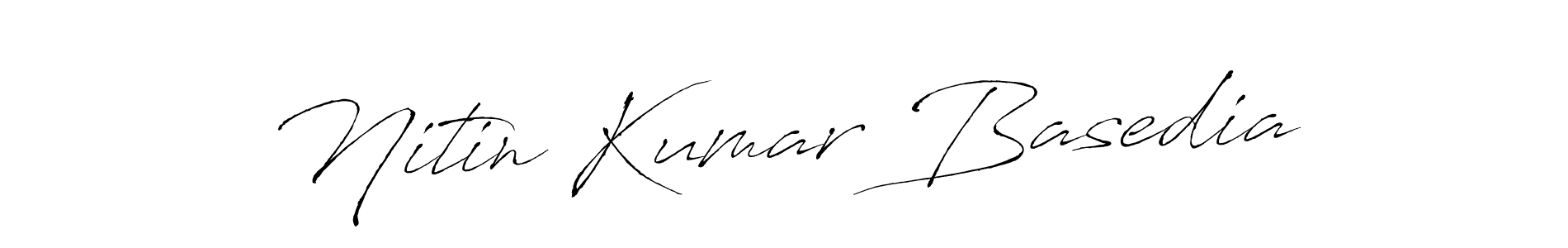 It looks lik you need a new signature style for name Nitin Kumar Basedia. Design unique handwritten (Antro_Vectra) signature with our free signature maker in just a few clicks. Nitin Kumar Basedia signature style 6 images and pictures png