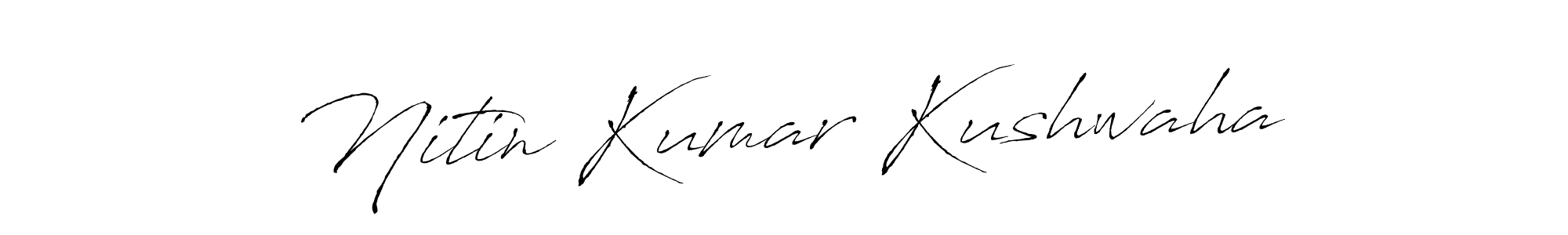 Antro_Vectra is a professional signature style that is perfect for those who want to add a touch of class to their signature. It is also a great choice for those who want to make their signature more unique. Get Nitin Kumar Kushwaha name to fancy signature for free. Nitin Kumar Kushwaha signature style 6 images and pictures png