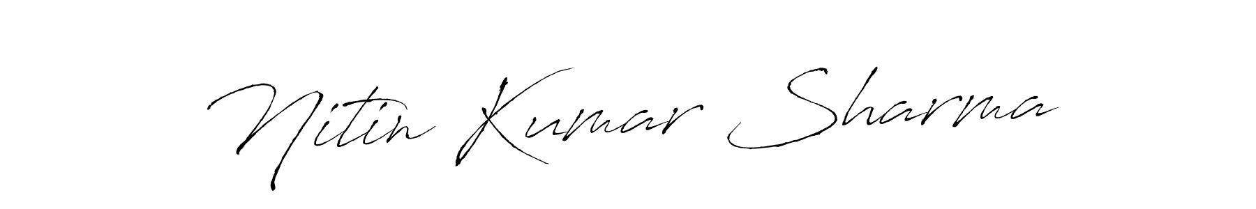 The best way (Antro_Vectra) to make a short signature is to pick only two or three words in your name. The name Nitin Kumar Sharma include a total of six letters. For converting this name. Nitin Kumar Sharma signature style 6 images and pictures png