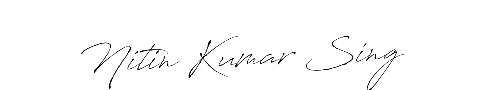 This is the best signature style for the Nitin Kumar Sing name. Also you like these signature font (Antro_Vectra). Mix name signature. Nitin Kumar Sing signature style 6 images and pictures png