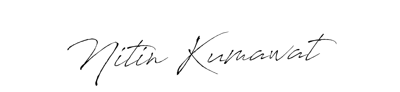 Design your own signature with our free online signature maker. With this signature software, you can create a handwritten (Antro_Vectra) signature for name Nitin Kumawat. Nitin Kumawat signature style 6 images and pictures png