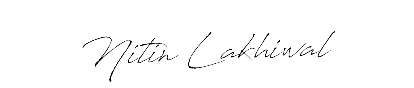 Also You can easily find your signature by using the search form. We will create Nitin Lakhiwal name handwritten signature images for you free of cost using Antro_Vectra sign style. Nitin Lakhiwal signature style 6 images and pictures png