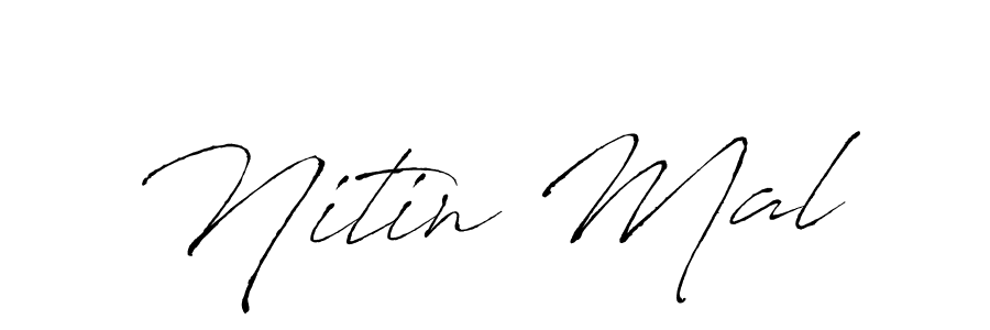 It looks lik you need a new signature style for name Nitin Mal. Design unique handwritten (Antro_Vectra) signature with our free signature maker in just a few clicks. Nitin Mal signature style 6 images and pictures png