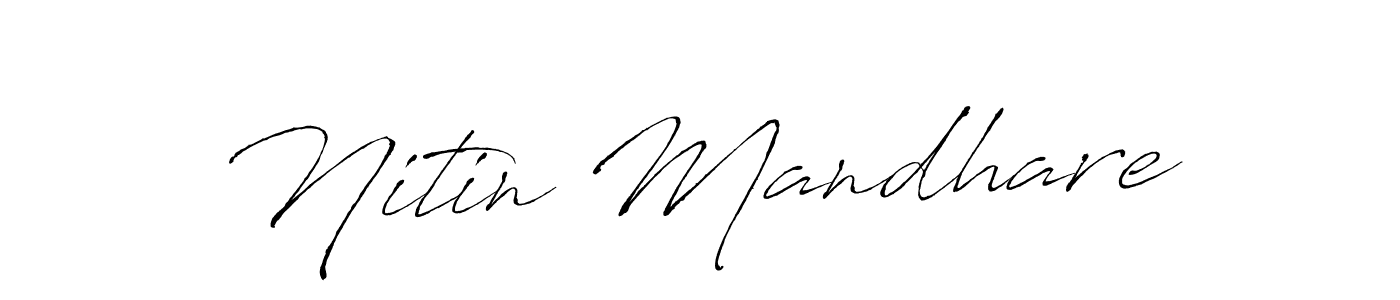 The best way (Antro_Vectra) to make a short signature is to pick only two or three words in your name. The name Nitin Mandhare include a total of six letters. For converting this name. Nitin Mandhare signature style 6 images and pictures png