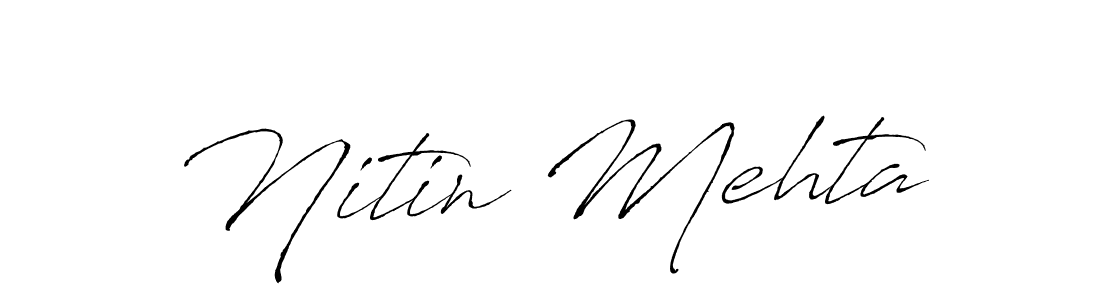 Antro_Vectra is a professional signature style that is perfect for those who want to add a touch of class to their signature. It is also a great choice for those who want to make their signature more unique. Get Nitin Mehta name to fancy signature for free. Nitin Mehta signature style 6 images and pictures png