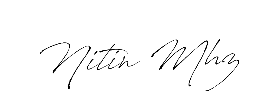 Create a beautiful signature design for name Nitin Mhz. With this signature (Antro_Vectra) fonts, you can make a handwritten signature for free. Nitin Mhz signature style 6 images and pictures png