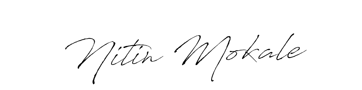 You should practise on your own different ways (Antro_Vectra) to write your name (Nitin Mokale) in signature. don't let someone else do it for you. Nitin Mokale signature style 6 images and pictures png