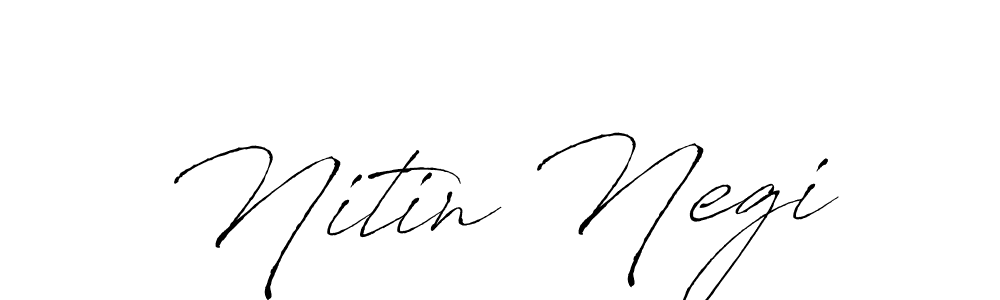 How to make Nitin Negi signature? Antro_Vectra is a professional autograph style. Create handwritten signature for Nitin Negi name. Nitin Negi signature style 6 images and pictures png