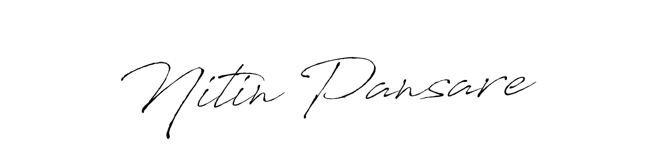 Make a beautiful signature design for name Nitin Pansare. Use this online signature maker to create a handwritten signature for free. Nitin Pansare signature style 6 images and pictures png