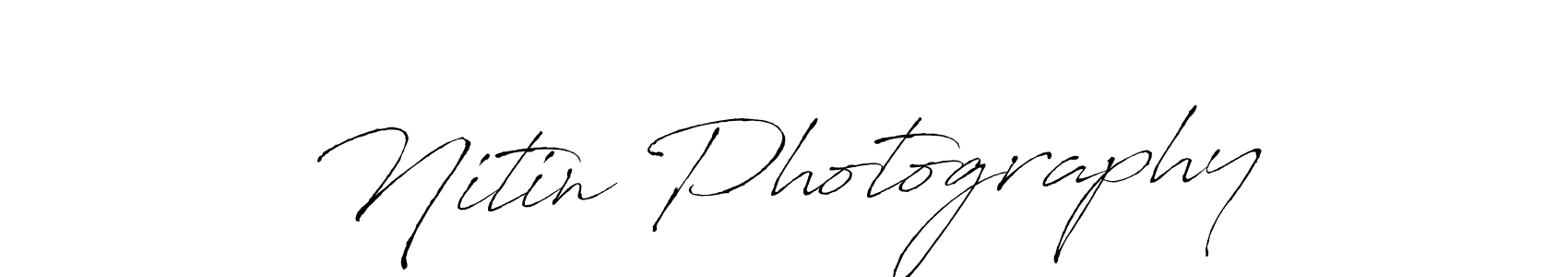 Nitin Photography stylish signature style. Best Handwritten Sign (Antro_Vectra) for my name. Handwritten Signature Collection Ideas for my name Nitin Photography. Nitin Photography signature style 6 images and pictures png