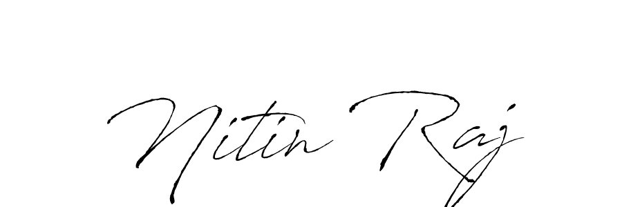 How to make Nitin Raj signature? Antro_Vectra is a professional autograph style. Create handwritten signature for Nitin Raj name. Nitin Raj signature style 6 images and pictures png