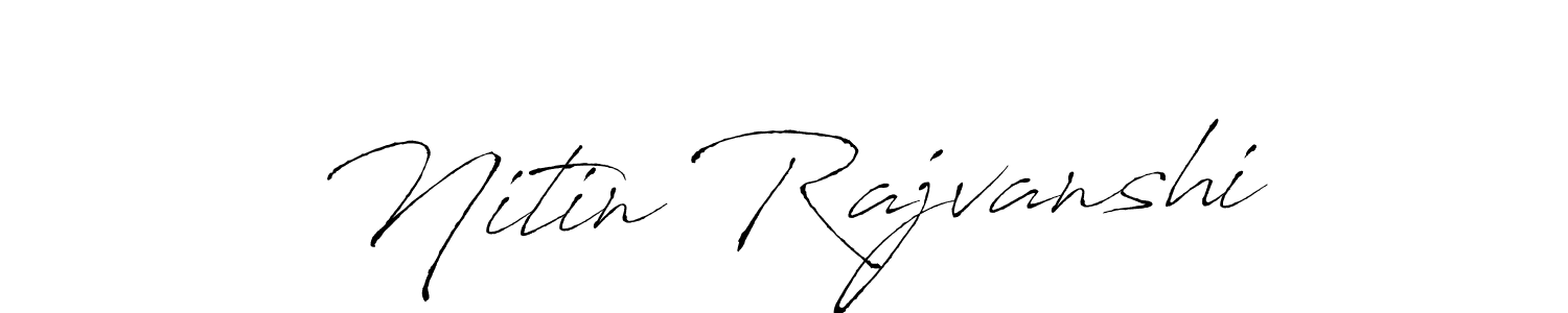 How to make Nitin Rajvanshi signature? Antro_Vectra is a professional autograph style. Create handwritten signature for Nitin Rajvanshi name. Nitin Rajvanshi signature style 6 images and pictures png