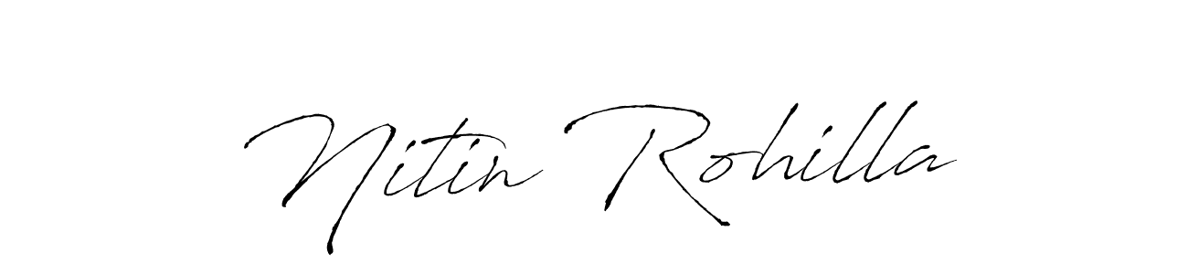 How to make Nitin Rohilla signature? Antro_Vectra is a professional autograph style. Create handwritten signature for Nitin Rohilla name. Nitin Rohilla signature style 6 images and pictures png