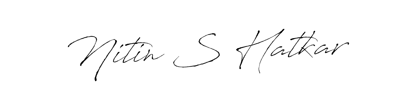 Also You can easily find your signature by using the search form. We will create Nitin S Hatkar name handwritten signature images for you free of cost using Antro_Vectra sign style. Nitin S Hatkar signature style 6 images and pictures png